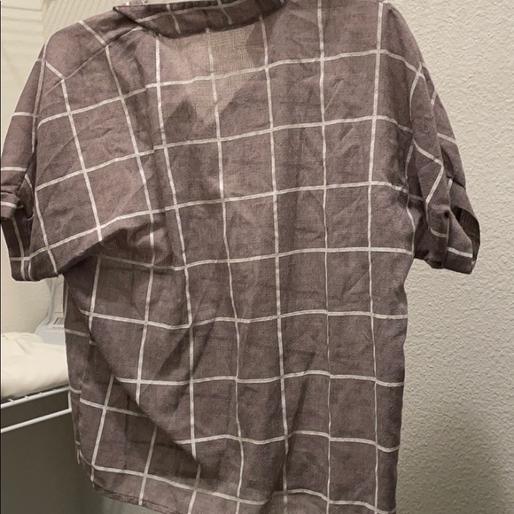 Grey striped blouse - Picture 3 of 3